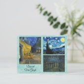 スターリーナイトバイビンセント・ヴァン・ゴッホ ポストカード (スタンド正面)