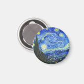 スターリーナイトバイビンセント・ヴァン・ゴッホ マグネット (正面/裏面)