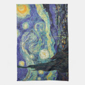 スターリーナイトバイヴァンゴッホ キッチンタオル (縦)