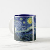 スターリーナイトバイヴァンゴッホ ツートーンマグカップ (正面左)