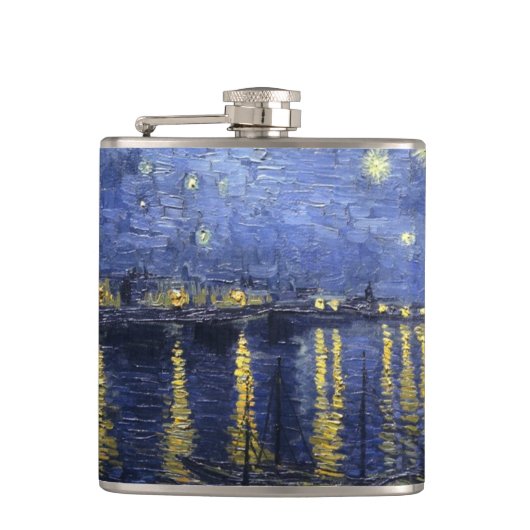 スターリーナイトバイヴァンゴッホ フラスク (正面)