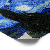 スターリーナイトバンゴッホファインアート ポスター (角)