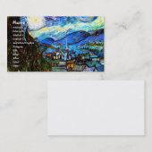 スターリーナイトバンゴッホファインアート 名刺 (正面/裏面)