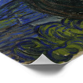 スターリーナイトバンフランスのゴッホタウンサンレミー ポスター (角)