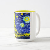 スターリーナイトパリフランス ツートーンマグカップ (正面右)