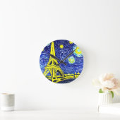 スターリーナイトパリフランス ラウンド壁時計 (ホーム)