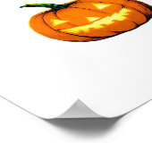 スターリーナイトパンプキンハロウィンヴァンゴッホサンクスギヴィ ポスター (角)