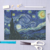 スターリーナイトビンセントゴッホファインアート絵画ズ 薄葉紙 (クラフト)