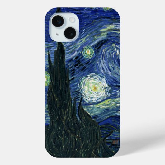 スターリーナイトビンセントゴッホファインアート絵画ズ Case-Mate iPhoneケース (裏面)
