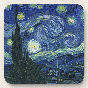 スターリーナイトビンセントゴッホヴィンテージズ絵画アート コースター