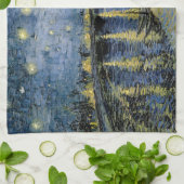 スターリーナイトビンセントファンゴッホ キッチンタオル (折り畳み)