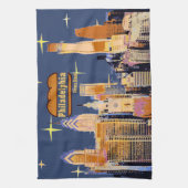 スターリーナイトフィラデルフィア、チーズステーキ キッチンタオル (縦)