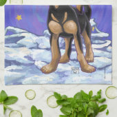 スターリーナイトフェスティバルチフアインサンタハット キッチンタオル (折り畳み)