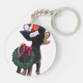 スターリーナイトフェスティバルチフアインサンタハット キーホルダー (裏面)