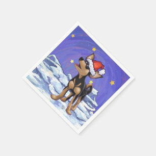 スターリーナイトフェスティバルチフアインサンタハット スタンダードカクテルナプキン