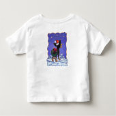 スターリーナイトフェスティバルチフアインサンタハット トドラーTシャツ (裏面)