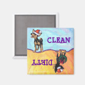 スターリーナイトフェスティバルチフアインサンタハット マグネット (正面/裏面)