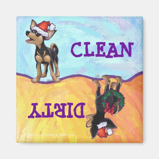 スターリーナイトフェスティバルチフアインサンタハット マグネット (正面)