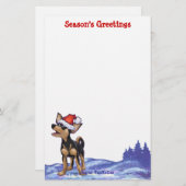 スターリーナイトフェスティバルチフアインサンタハット 便箋 (正面/裏面)