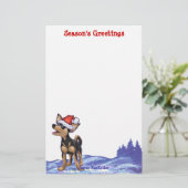 スターリーナイトフェスティバルチフアインサンタハット 便箋 (スタンド正面)