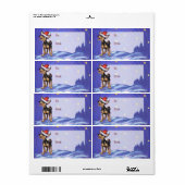 スターリーナイトフェスティバルチワホアインサンタハット ラベル (フルシート)