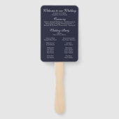 スターリーナイトフォレ結婚スト結婚式 プログラム ハンドファン (裏面)