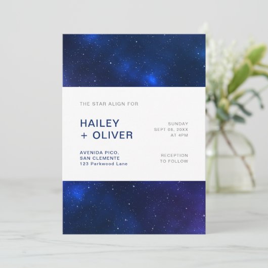スターリーナイトブルースカイ銀河系結婚ズ 招待状 (スタンド正面)