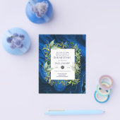 スターリーナイトブルーバーバルミツワー招待状 チラシ (シングル)