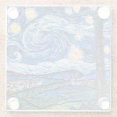 スターリーナイトベルモントランカシャー ガラスコースター (裏面)