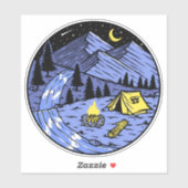 スターリーナイトマウンテンストリームテントキャンプ シール (シート)