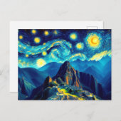 スターリーナイトマチュピチペルー ポストカード (正面/裏面)