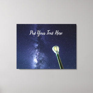 スターリーナイトミルキーウェイ銀河系スターズスカイ キャンバスプリント