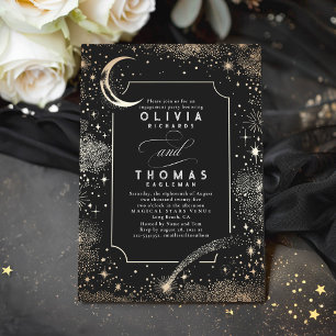 スターリーナイトムーンミスティック婚約パーティ 招待状