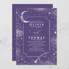 スターリーナイトムーンミスティック婚約パーティ 招待状