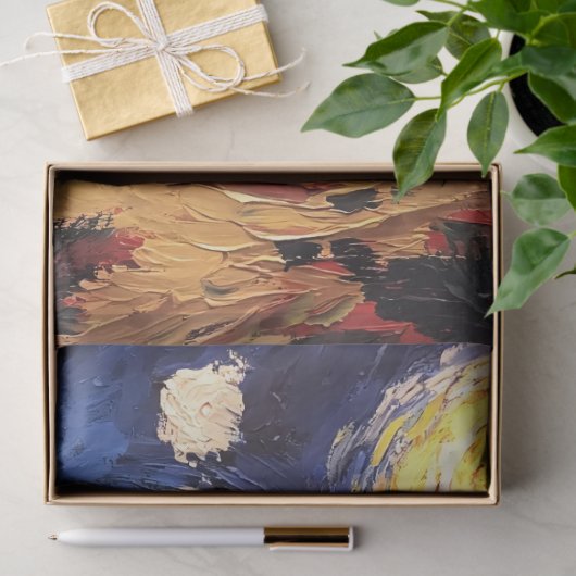 スターリーナイトライトハウス絵を描のデコパージュ 薄葉紙 (ギフト)