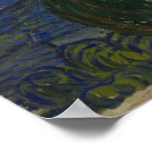 スターリーナイトラージカンバスビンセントヴァンゴッホ ポスター (角)