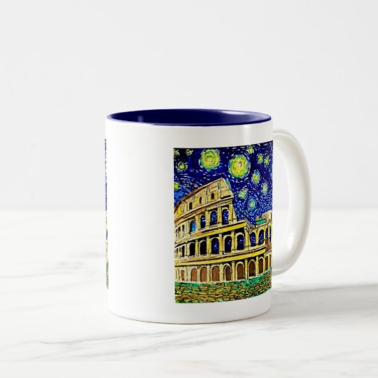 スターリーナイトローマイタリア ツートーンマグカップ (正面右)