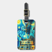 スターリーナイトヴェネツィアイタリア ラゲッジタグ (正面縦)