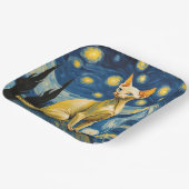 スターリーナイト小妖精や小人スフィンクスキャットお祝い ペーパープレート (傾斜あり)