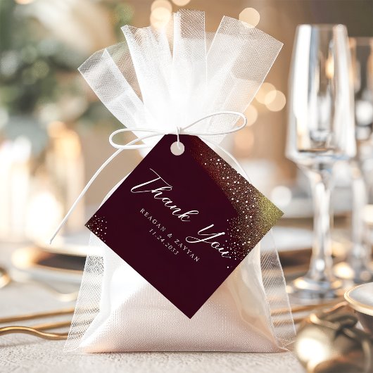 スターリーナイト深いクリムゾン結婚ズサンキュー フェイバータグ