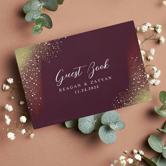 スターリーナイト深いクリムン結婚ズ ゲストブック