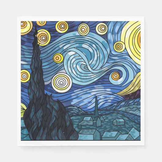 スターリーナイト紙ナプキンス スタンダードランチョンナプキン (正面)