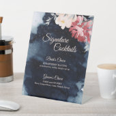 スターリーナイト結婚フローラのカクテルメニュー 台座サイン (インサイチュ)