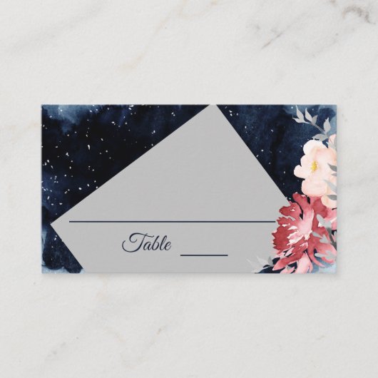 スターリーナイト結婚フローラ座席表 プレイスカード (正面)