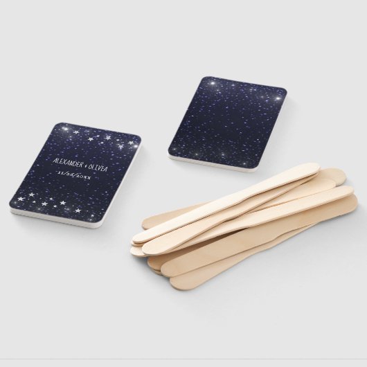 スターリーナイト結婚式の引き出物ハンドファン ハンドファン (組立なし)