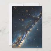 スターリーナイト銀河系テーマ新年のイブパーティー 招待状 (裏面)