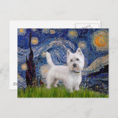 スターリーナイト – ウェスティー10 (L) ポストカード (正面/裏面)