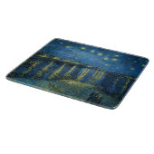 スターリーナイト・オーバー・ザ・リバー・ローネ(ヴァン・ゴッホ) カッティングボード (角)
