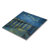 スターリーナイト・オーバー・ザ・リバー・ローネ(ヴァン・ゴッホ) タイル (側面)