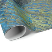 スターリーナイト・オーバー・ザ・リバー・ローネ(ヴァン・ゴッホ) ラッピングペーパー (ロールコーナー)